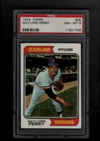 1974 Topps #035 Gaylord Perry PSA 8 NM-MT CLEVELAND INDIANS